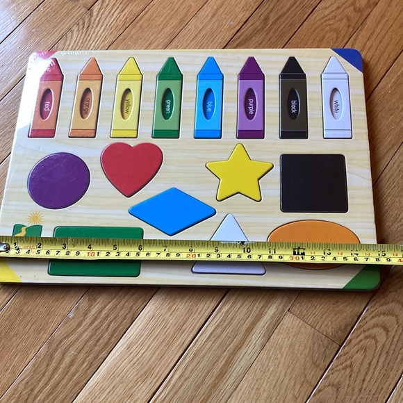 Colors & Shapes Wooden Inset Puzzle - Picture 12 of 13